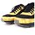 Chanel COCO Mark Tweed Switch Wildleder-Sneaker Braun Schwarz Golden Gelb - Ansicht 5