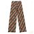 Issey Miyake Hose PLEATS PLEASE PP53-JF904 Braun Rot Grün - Ansicht 2