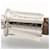 Hermès Hermes Jumbo H Etoupe Leather and Metal Bracelet Silvery Taupe  - view 3