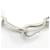 Hermès Hermes Jumbo H Etoupe Leather and Metal Bracelet Silvery Taupe  - view 4