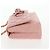 Chanel Vintage Camellia Umhängetasche aus gestepptem Lammleder Micro Pink - Ansicht 3