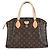 Borsa Rivoli MM NM in tela Monogram Louis Vuitton Marrone