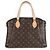 Borsa Rivoli MM NM in tela Monogram Louis Vuitton Marrone - vista 2