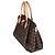 Borsa Rivoli MM NM in tela Monogram Louis Vuitton Marrone - vista 3