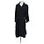 Valentino Trench coat de algodón negro