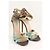 Elie Saab Tacchi in pelle multicolore - vista 5