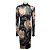 Etro Graue Multi 2024 Floral Bedrucktes Stretch-Chenille-Midikleid Mehrfarben