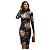 Etro Graue Multi 2024 Floral Bedrucktes Stretch-Chenille-Midikleid Mehrfarben - Ansicht 6