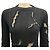 Maglione nero 2024 con dettagli in tulle a rete di Alexander McQueen - vista 6