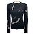 Schwarzer Strickpullover 2024 mit Mesh-Tüll-Details von Alexander McQueen