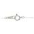 Autre Marque Collana in oro bianco K10 con topazio bianco e diamanti Argento - vista 5