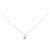 Autre Marque Collana in platino e diamanti Argento