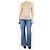 Stella Mc Cartney Blue split-hem relaxed jeans - size UK 12 - view 2