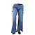 Stella Mc Cartney Blue split-hem relaxed jeans - size UK 10