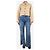 Stella Mc Cartney Blue split-hem relaxed jeans - size UK 10 - view 2