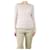 Allude Neutrales geripptes Kaschmir-Pullover - Größe L  - Ansicht 1