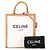 Céline Borsa a mano verticale Cabas piccola di Celine Marrone - vista 9