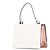 Borsa in pelle rosa e bianca Valentino Bianco - vista 2
