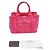 Prada Canapa Mini Tote aus Canvas in Pink