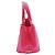 Prada Canapa Mini Tote aus Canvas in Pink - Ansicht 4