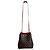Borsa a Spalla Coquelicot Louis Vuitton Marrone Rosso Monogramma - vista 2