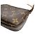 Borsa Mini Pochette Accessoires Monogram Louis Vuitton Marrone Monogramma - vista 4