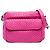 Borsa a tracolla Bottega Veneta in nappa rosa Intrecciato con tasca frontale