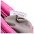 Borsa a tracolla Bottega Veneta in nappa rosa Intrecciato con tasca frontale - vista 6