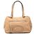 Borsa a spalla in nubuck marrone Anagram Madrid con frange LOEWE Beige