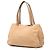 Borsa a spalla in nubuck marrone Anagram Madrid con frange LOEWE Beige - vista 2
