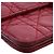 Clutch da polso DiorAddict in agnello rosso Cannage - vista 12