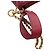 Clutch da polso DiorAddict in agnello rosso Cannage - vista 14