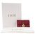 Clutch da polso DiorAddict in agnello rosso Cannage - vista 15