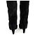 Saint Laurent Schwarze Samtstiefel - Ansicht 2