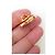 Yves Saint Laurent Arty Spilla a Cuore Rossa Oro Rosso D'oro Gold hardware - vista 10