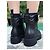 Gucci Botas de tornozelo acolchoadas GG Marmont Preto - vista 3