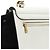 Trapèze Borsa Céline Phoebe Philo Trapeze Media in Pelle Bianco Latte e Nero con Tracolla Crudo - vista 4