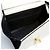 Trapèze Borsa Céline Phoebe Philo Trapeze Media in Pelle Bianco Latte e Nero con Tracolla Crudo - vista 7