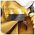 Borsa Musardine in seta gialla ed Epsom Hermès Giallo - vista 6
