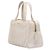 Borsa Chanel in agnello bianco con cucitura selvaggia CC - vista 2