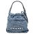 Borsa Chanel Blue Mini in denim con borchie 22