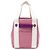 Chanel Pink Canvas Square Stitch Tote