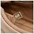 Chanel Borsa a Flap in Suede Perforato Marrone con Frange Beige - vista 6