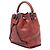 Chanel Red Medium Stitched Calfskin Urban Luxury Drawstring Backpack - view 2