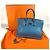 Borsa Tote Hermès Birkin 35 in Blue Jean - vista 16