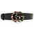 NEUER GUCCI GG MARMONT GÜRTEL 513183 T80 MIT STEINEN & STRASS SCHWARZ - Ansicht 2