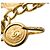 VINTAGE CHANEL GÜRTELHALSKETTE MIT CC MEDAILLON KETTE GRÖSSE 65 80 Golden - Ansicht 8