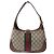 BORSA GUCCI JACKIE 1961 MM 636706 CANVAS GG SUPREME WEB PELLE Beige - vista 2