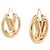 ORECCHINI LOUIS VUITTON LOUISE PM M00396 ORECCHINO IN METALLO D'oro - vista 3