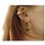 ORECCHINI LOUIS VUITTON LOUISE PM M00396 ORECCHINO IN METALLO D'oro - vista 8